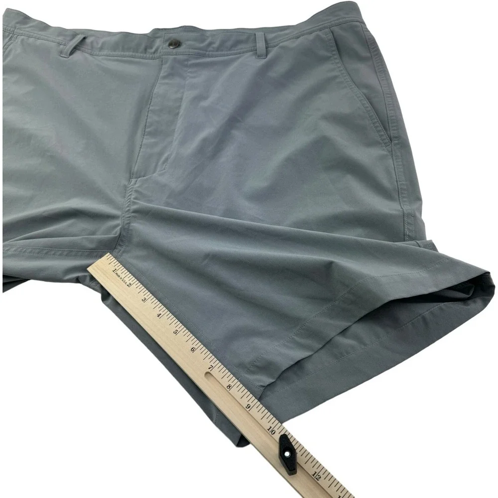 FootJoy FJ Gray Flat‎ Front Polyester Spandex Golf Short Mens Size 42X9